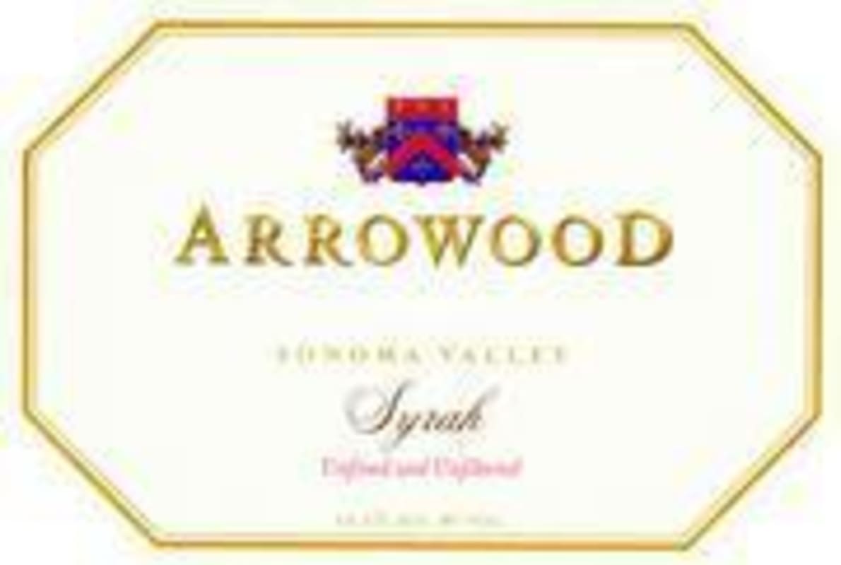 Arrowood Sonoma Valley Syrah 1999 Front Label