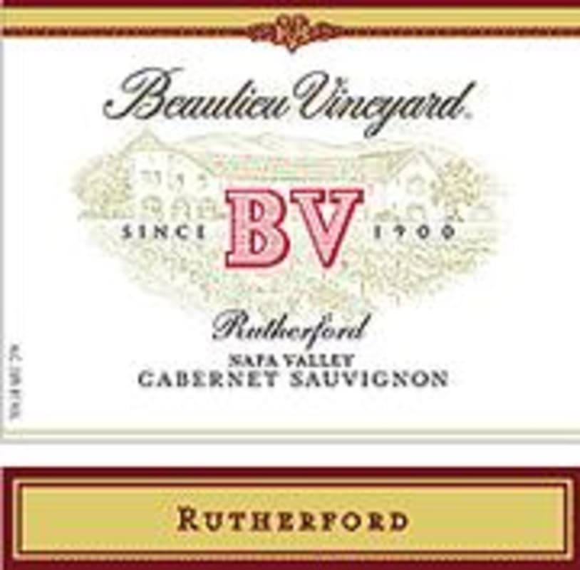 Beaulieu Vineyard Rutherford Cabernet Sauvignon 2000 Front Label