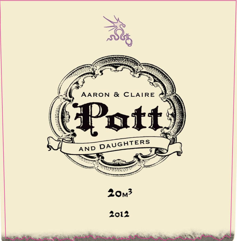 Pott Wine Stagecoach K2B Vineyard 20 m3 Viognier 2012 Front Label