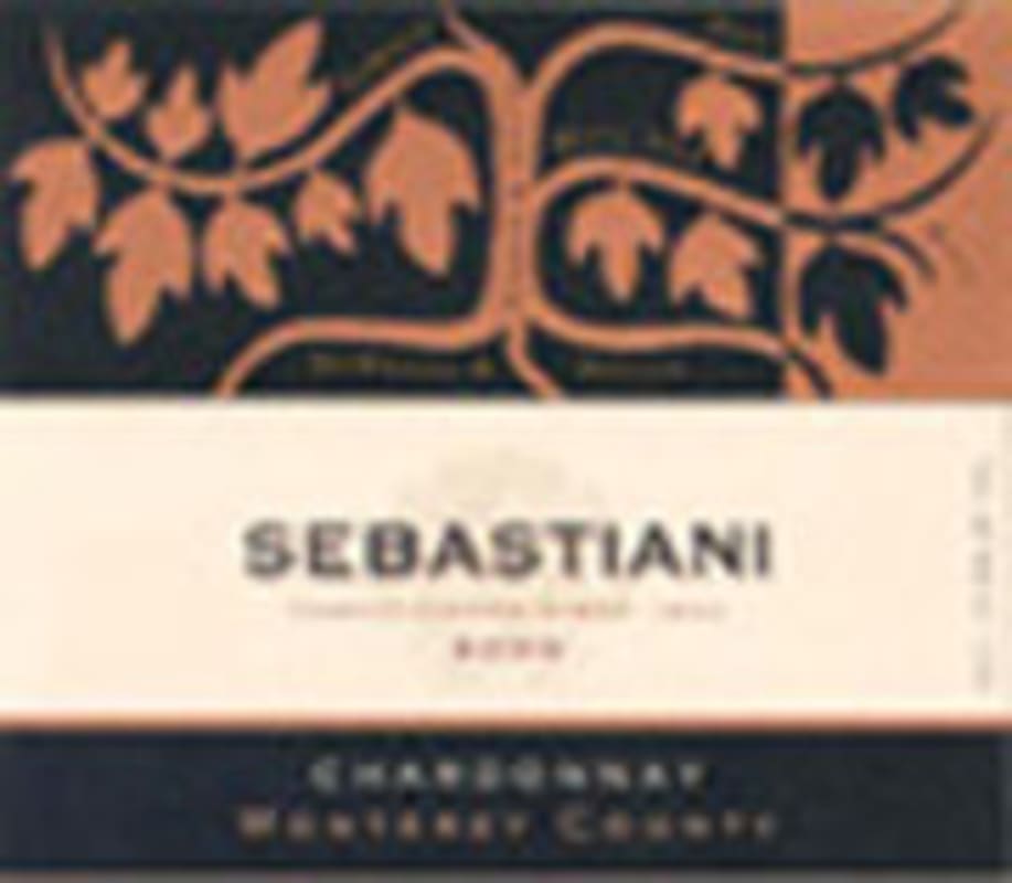 Sebastiani Sonoma Chardonnay 2000 Front Label
