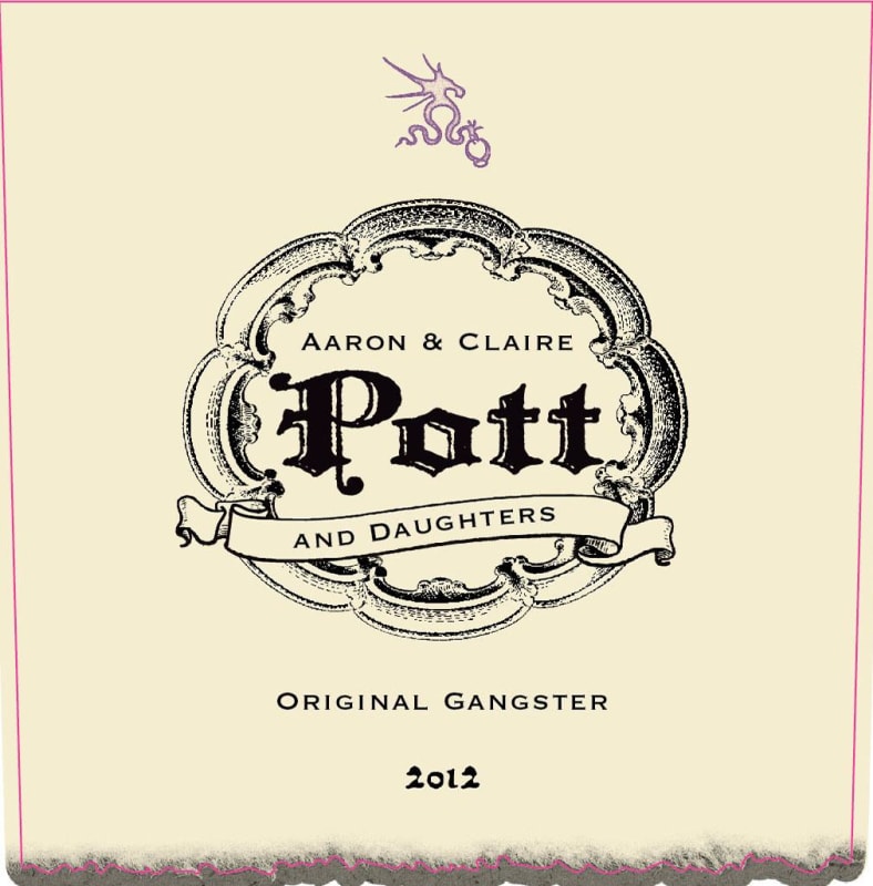 Pott Wine Original Gangster 2012 Front Label