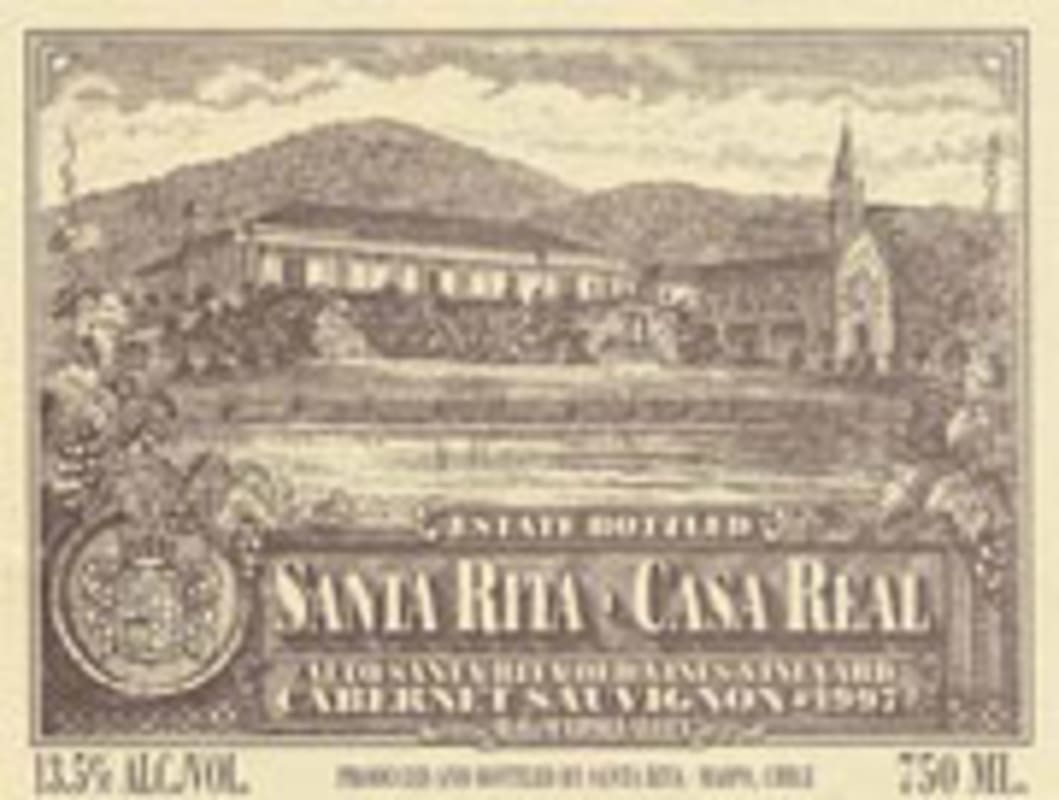 Santa Rita Casa Real Cabernet Sauvignon 1999 Front Label