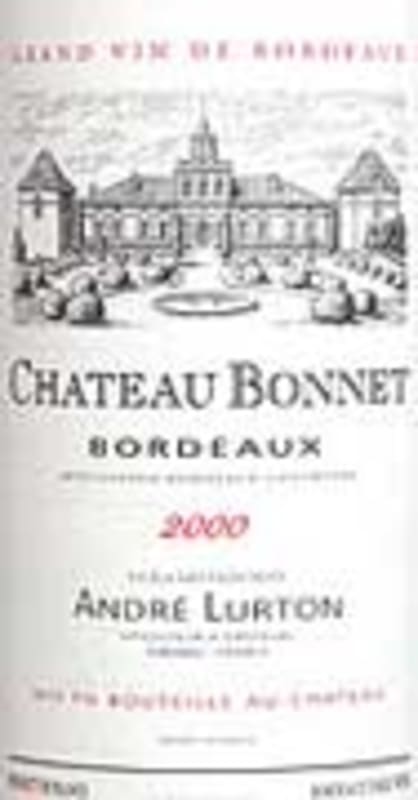 Chateau Bonnet Rouge 2000 Front Label