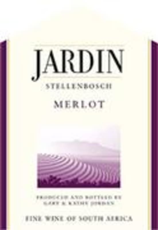 Jardin Merlot Stellenbosch 2000 Front Label