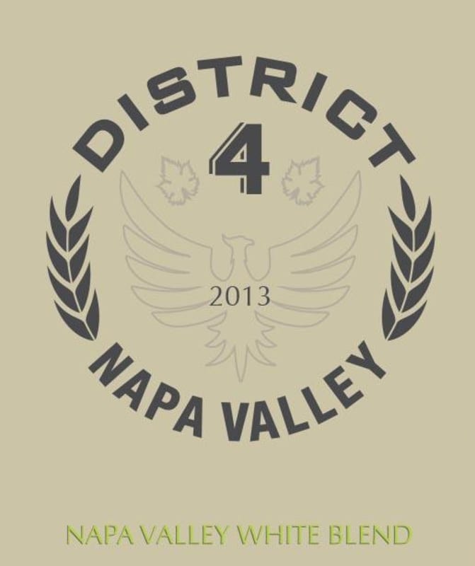 Prime Cellars District 4 White Blend 2013 Front Label