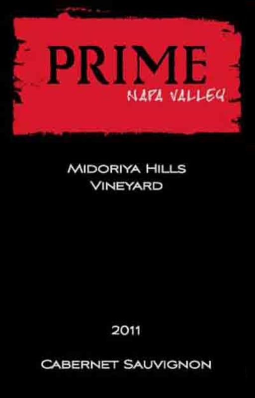 Prime Cellars Midoriya Hills Vineyard Cabernet Sauvignon 2011 Front Label