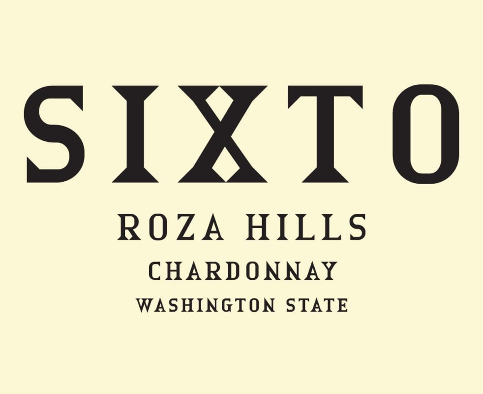 Charles Smith Wines Roza Hills Sixto Chardonnay 2013 Front Label