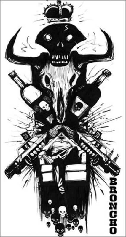 Charles Smith Wines Columbia Valley Broncho Stoneridge Vineyard Malbec 2010 Front Label