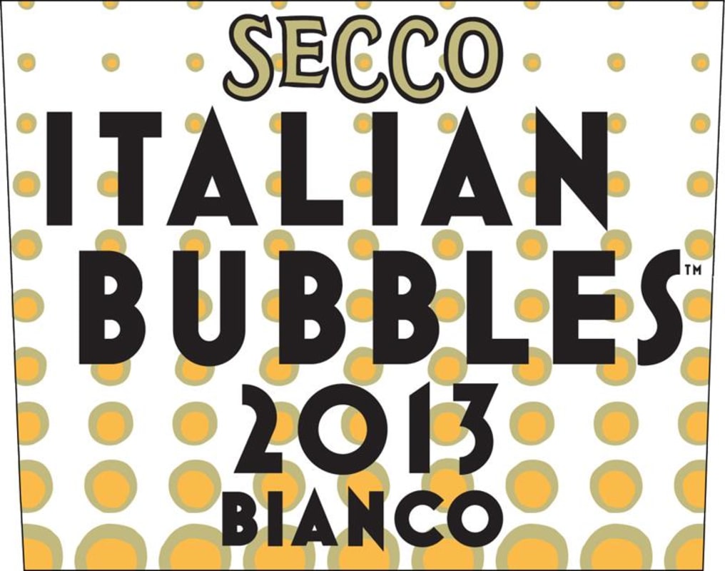 Charles Smith Wines Secco Italian Bubbles Bianco Brut 2013 Front Label
