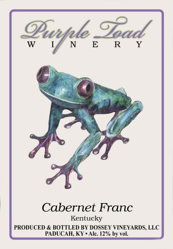 Purple Toad Winery Cabernet Franc 2009 Front Label