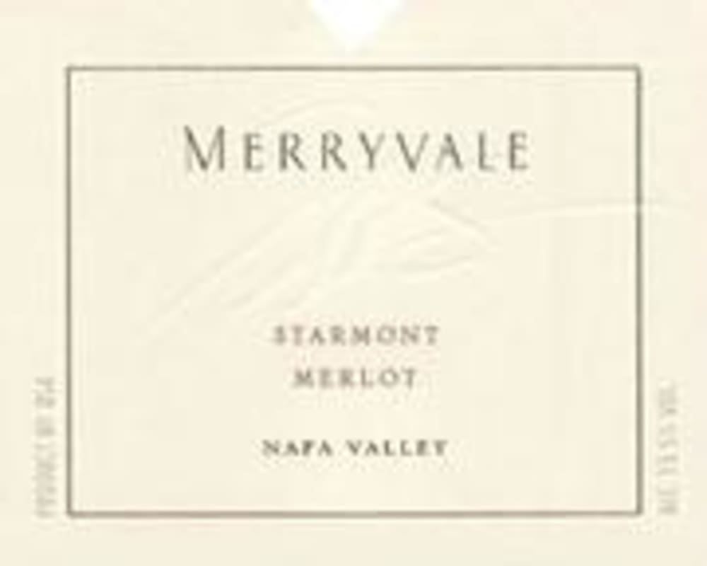 Starmont Merlot 2000 Front Label