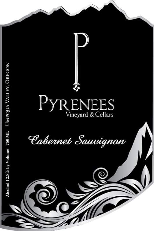 Pyrenees Vineyard & Cellars Cabernet Sauvignon 2012 Front Label