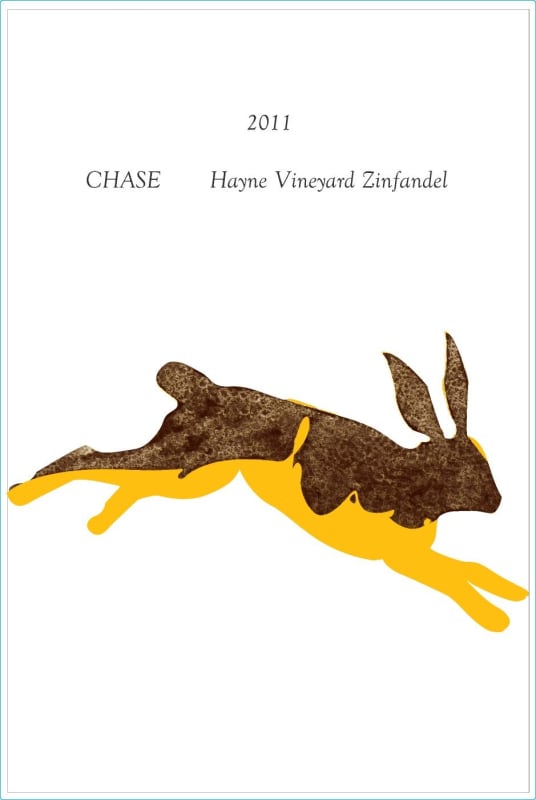 Chase Family Hayne Vineyard Zinfandel 2011 Front Label