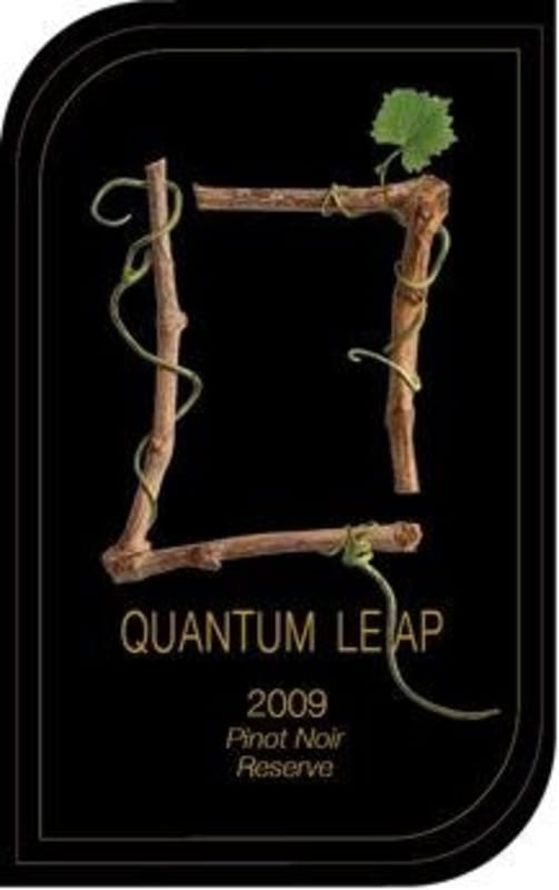 Quantum Leap Winery Reserve Pinot Noir 2009 Front Label
