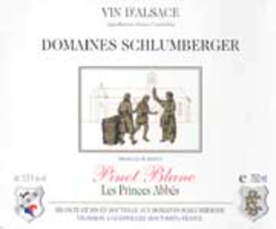 Domaines Schlumberger Pinot Blanc 2001 Front Label
