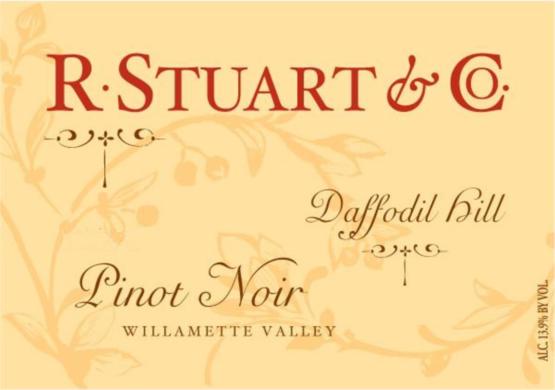 R. Stuart & Co. Daffodil Hill Pinot Noir 2007 Front Label