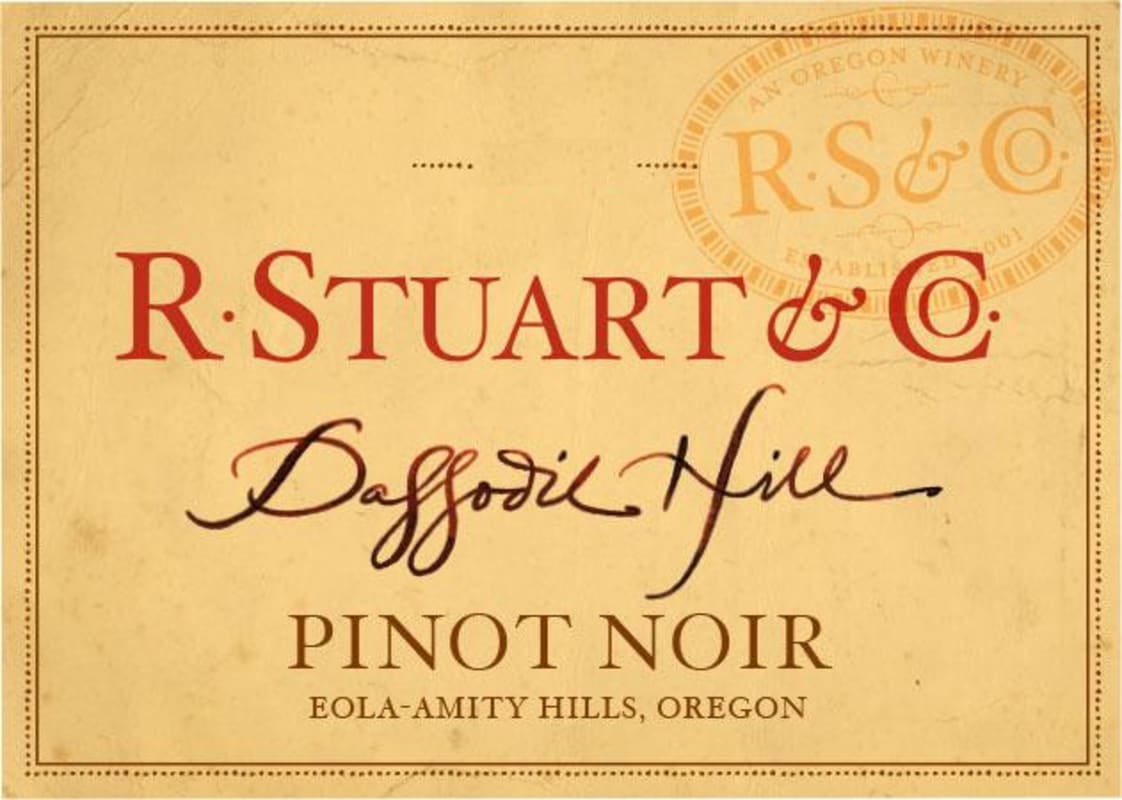 R. Stuart & Co. Daffodil Hill Pinot Noir 2013 Front Label