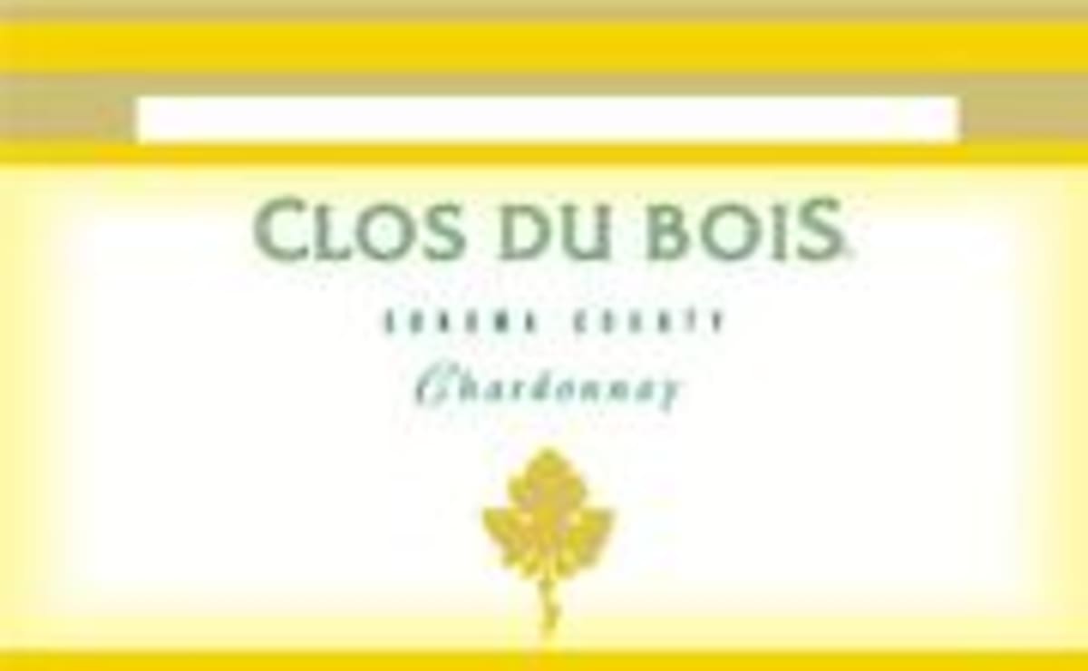 Clos du Bois Sonoma Valley Chardonnay 2001 Front Label