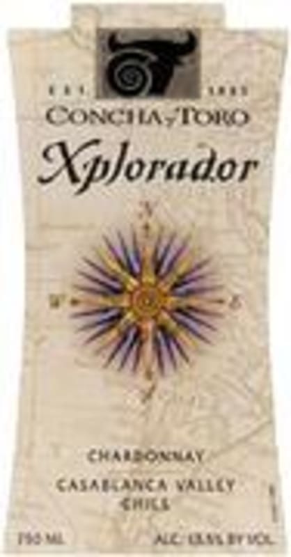 Concha y Toro Xplorador Chardonnay 2001 Front Label