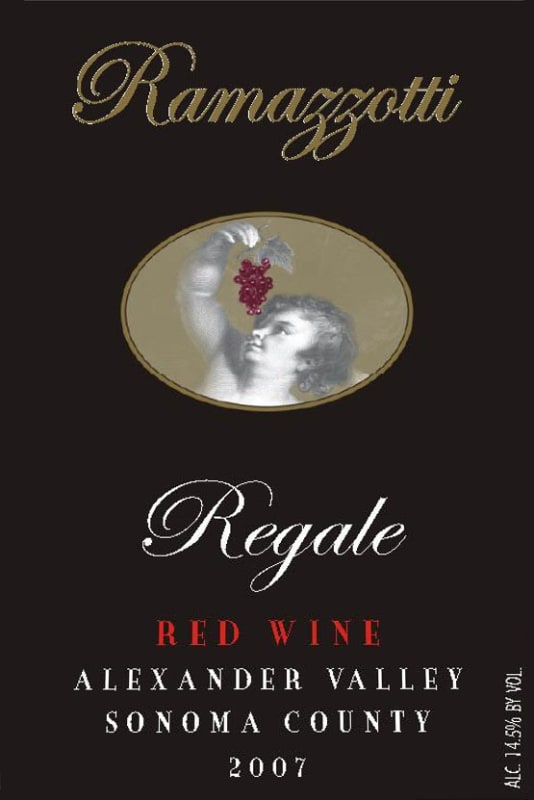 Ramazzotti Wines Regale 2007 Front Label