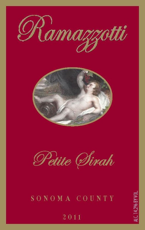 Ramazzotti Wines Petite Sirah 2011 Front Label