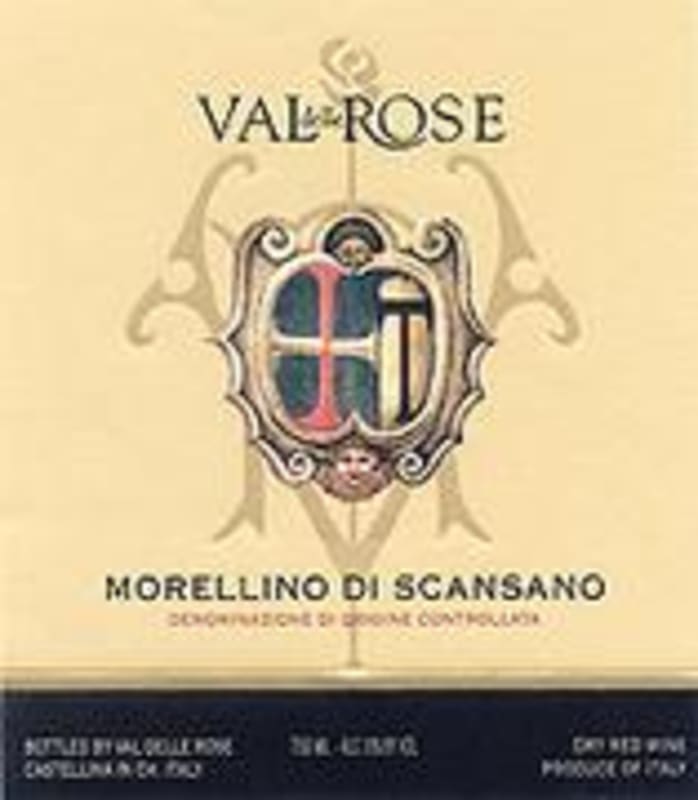 Val delle Rose Morellino di Scansano 2001 Front Label