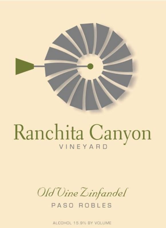 Ranchita Canyon Vineyard Old Vine Zinfandel 2007 Front Label