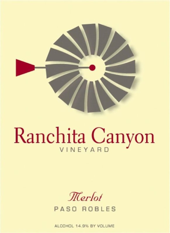 Ranchita Canyon Vineyard Merlot 2008 Front Label