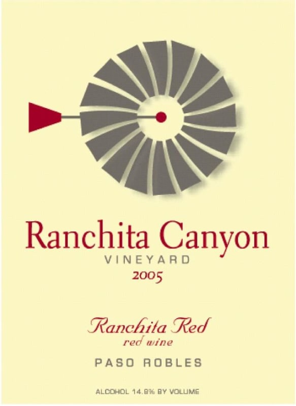 Ranchita Canyon Vineyard Ranchita Red 2005 Front Label
