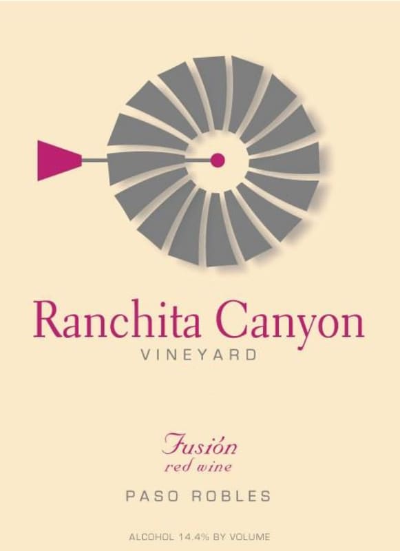 Ranchita Canyon Vineyard Fusion Red 2009 Front Label