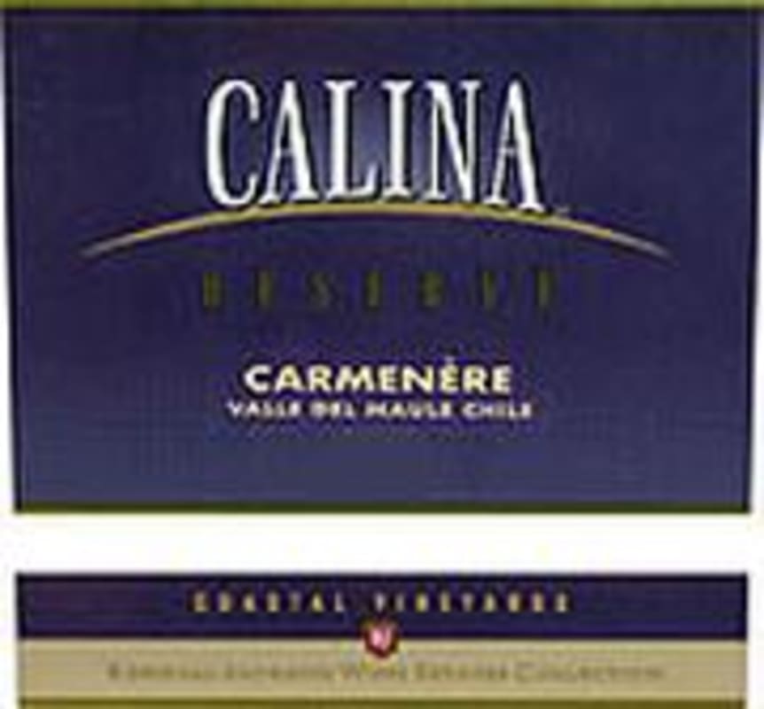 Calina Carmenere 2001 Front Label