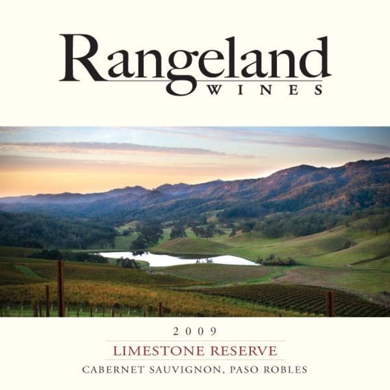 Rangeland Wines Limestone Reserve Cabernet Sauvignon 2009 Front Label