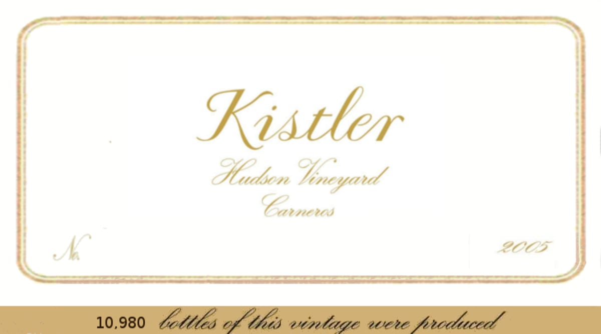 Kistler Vineyards Hudson Chardonnay 2005 Front Label