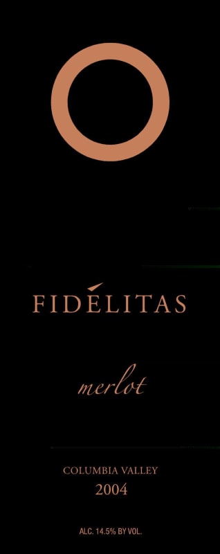 Fidelitas Merlot 2004 Front Label