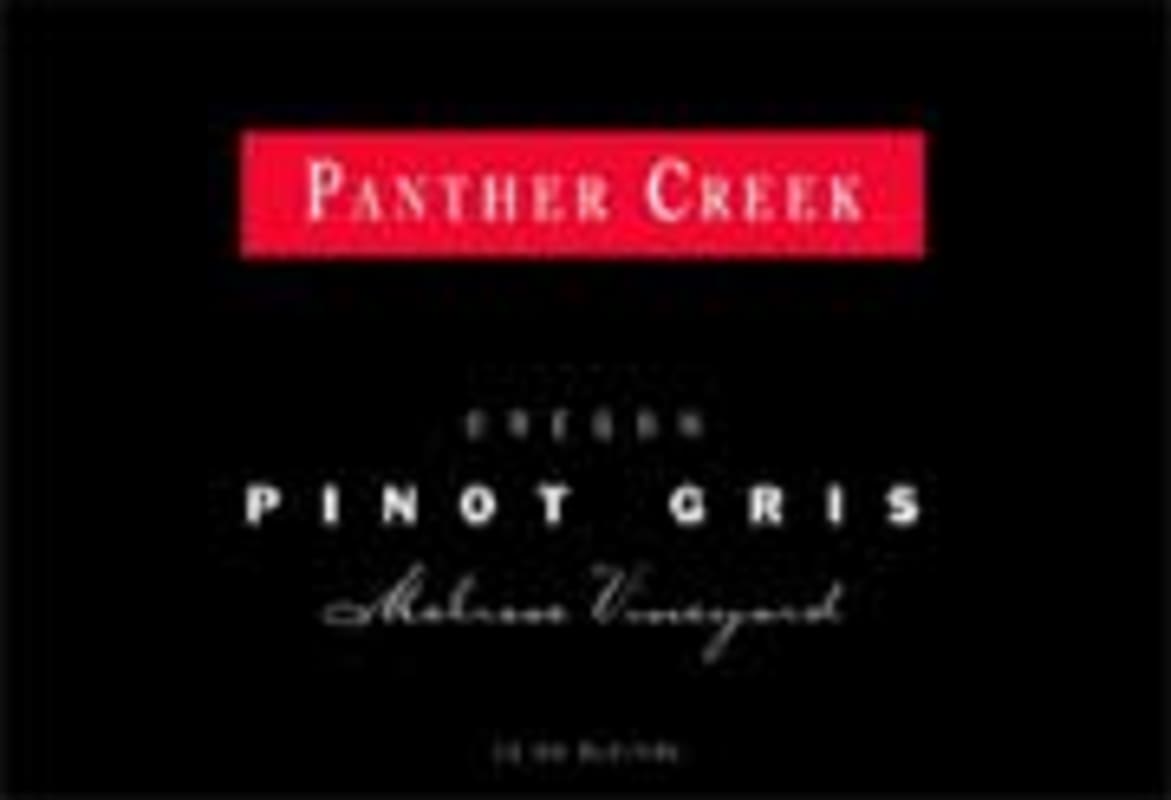 Panther Creek Melrose Pinot Gris 2001 Front Label