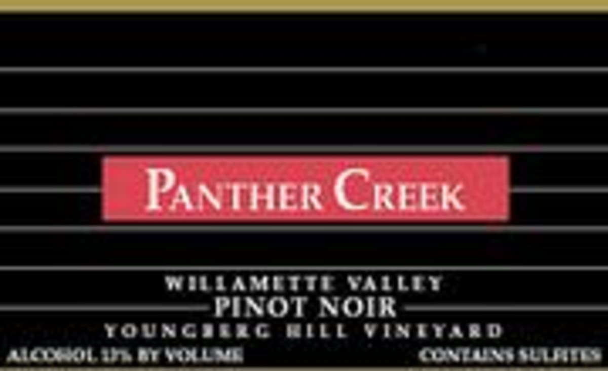 Panther Creek Youngberg Hill Vineyard Pinot Noir 2000 Front Label