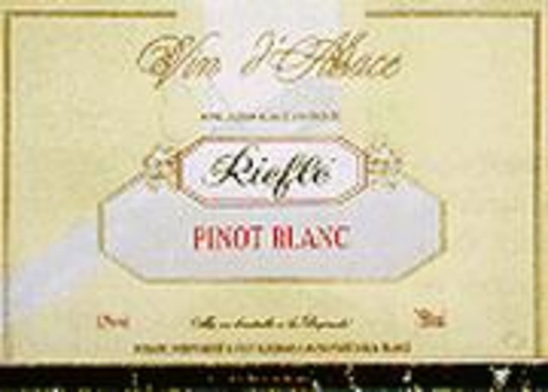 Domaine Riefle Pinot Blanc 2000 Front Label