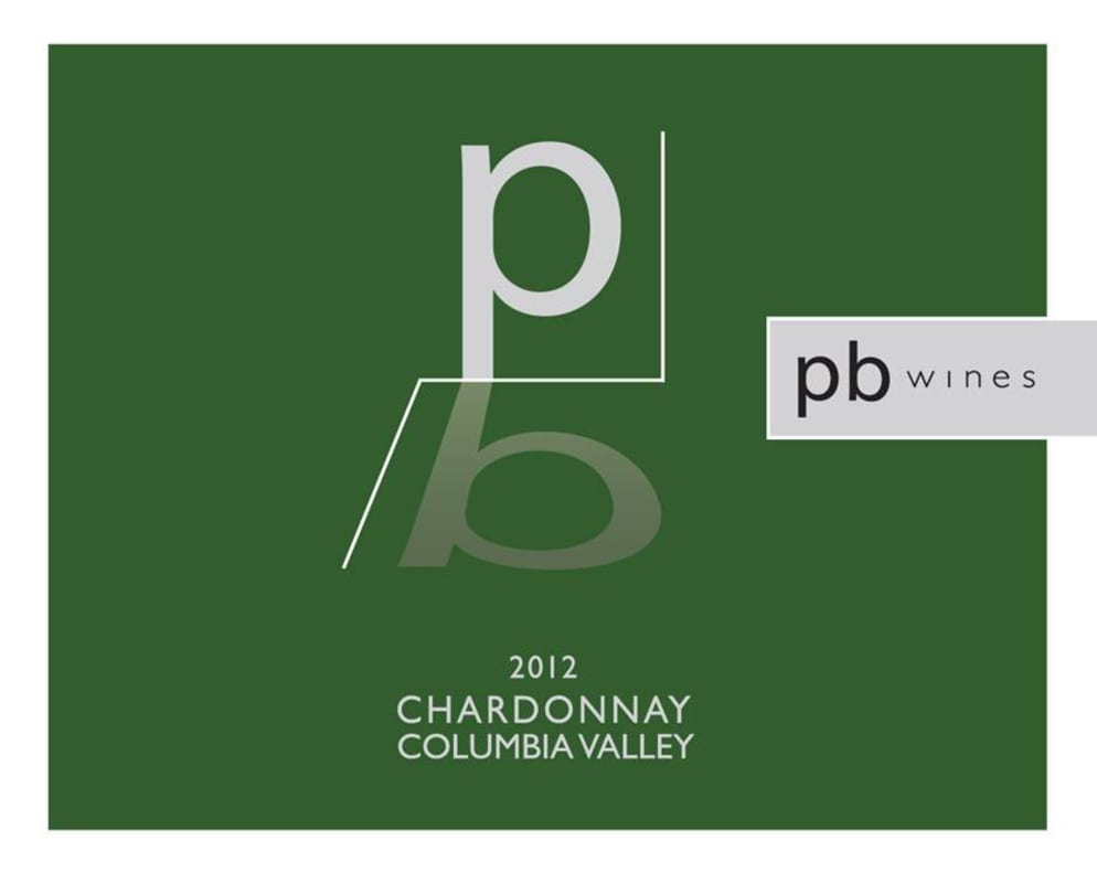 Rasa Vineyards PB Wines Chardonnay 2012 Front Label