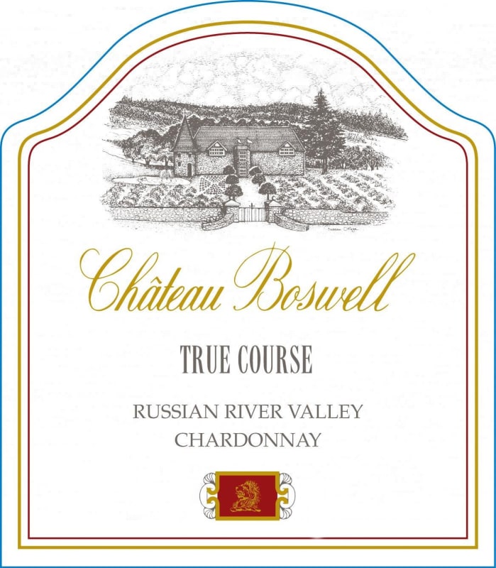 Chateau Boswell True Course Chardonnay 2009 Front Label