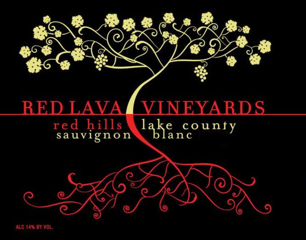 Red Lava Vineyards Sauvignon Blanc 2014 Front Label