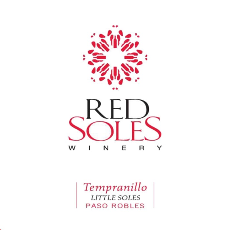 Red Soles Winery Tempranillo 2014 Front Label