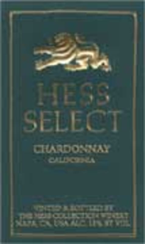 Hess Select Chardonnay 2001 Front Label