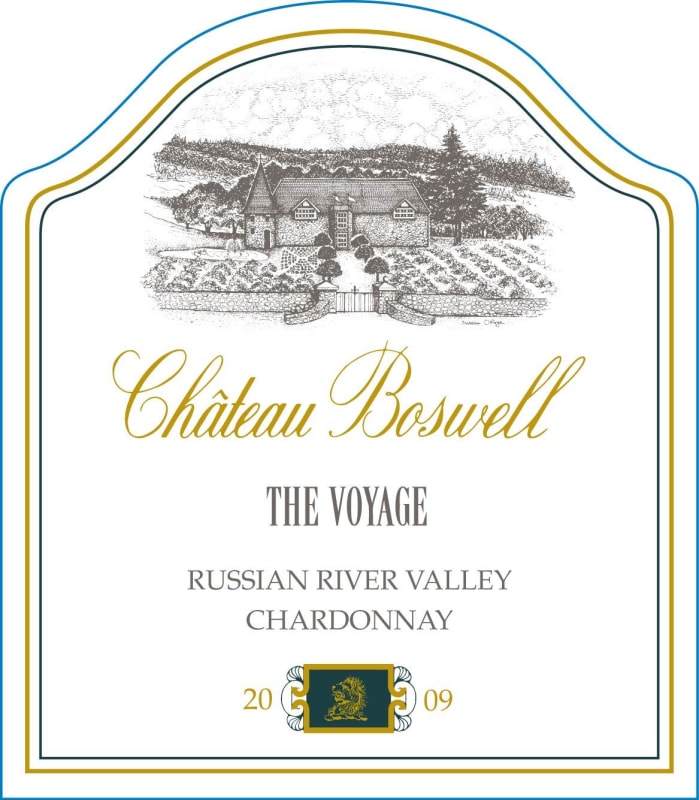 Chateau Boswell The Voyage Chardonnay 2009 Front Label