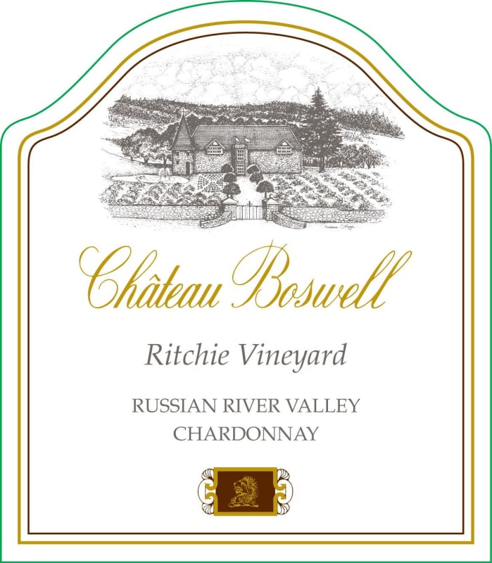 Chateau Boswell Ritchie Vineyard Chardonnay 2013 Front Label
