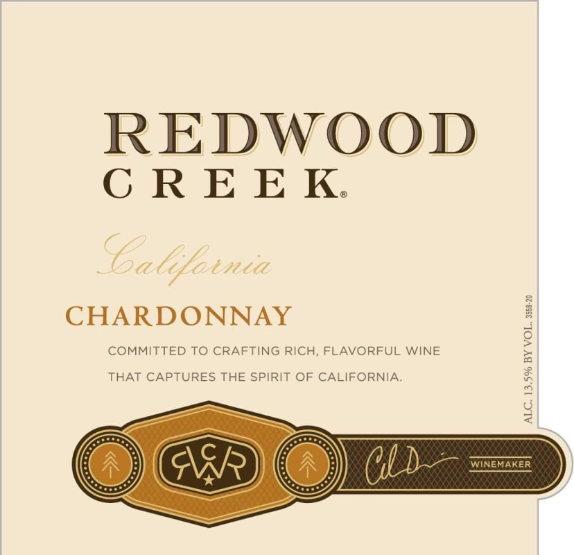 Redwood Creek Chardonnay 2011 Front Label