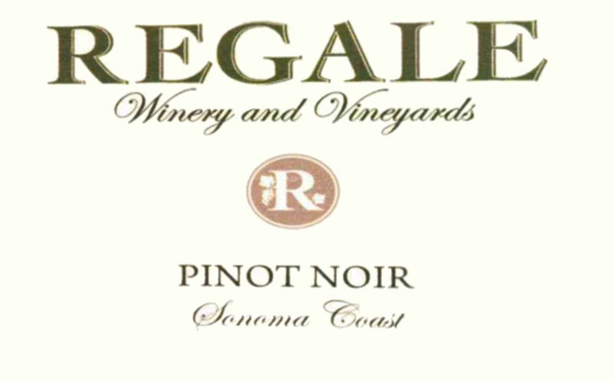 Regale Winery and Vineyards Pinot Noir 2013 Front Label