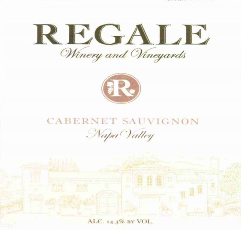 Regale Winery and Vineyards Cabernet Sauvignon 2010 Front Label