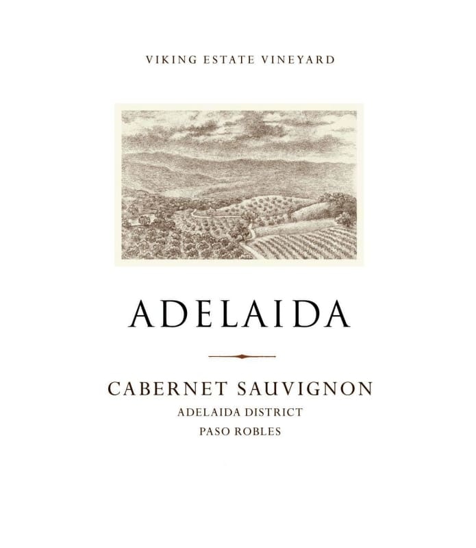 Adelaida Viking Estate Vineyard Cabernet Sauvignon 2014 Front Label