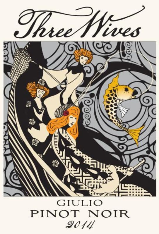 Remy Wines Three Wives Giulio Pinot Noir 2014 Front Label