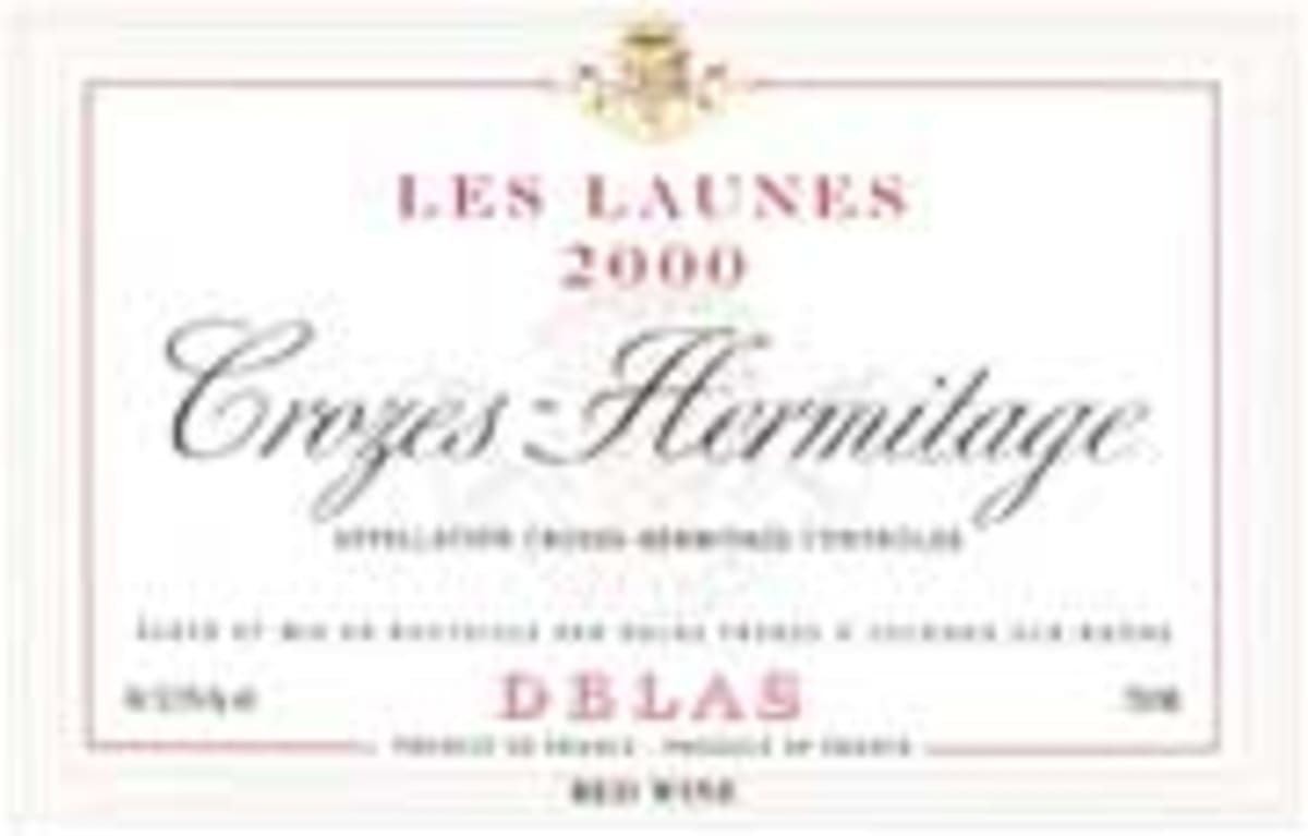 Delas Les Launes Crozes Hermitage Rouge 2000 Front Label